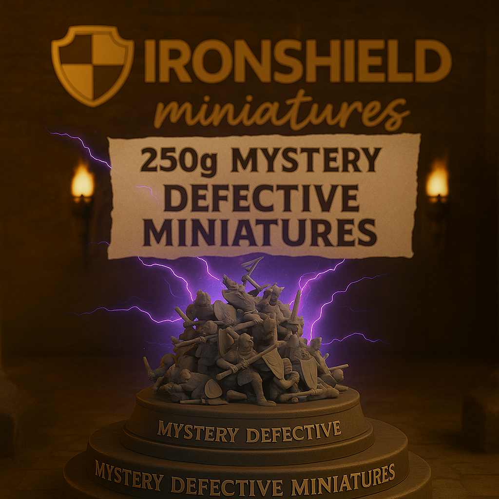 Sachet Mystère – 250 g de miniatures défectueuses et mal imprimées