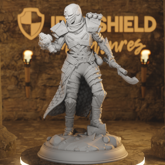 Warforged Artificer – Aeus Invictus-Figur 12.000 + Basisdruck 3D-RPG-Miniatur-Geschenkidee Mini | Dungeons & Dragons | Tabletop | DM Stash