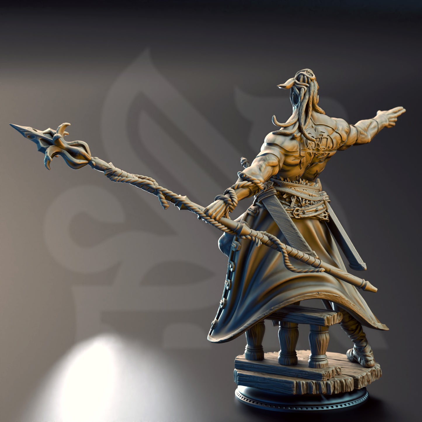 Arakun – Goliath Colossal Monk Warrior Tracker Pose