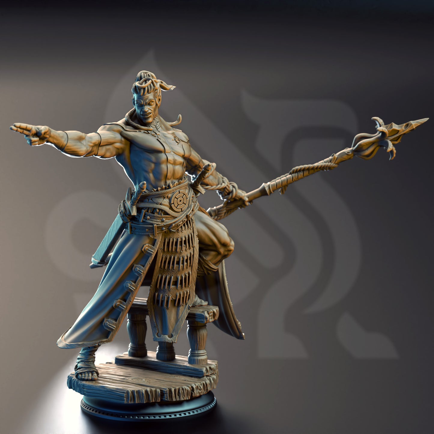 Arakun – Goliath Colossal Monk Warrior Tracker Pose