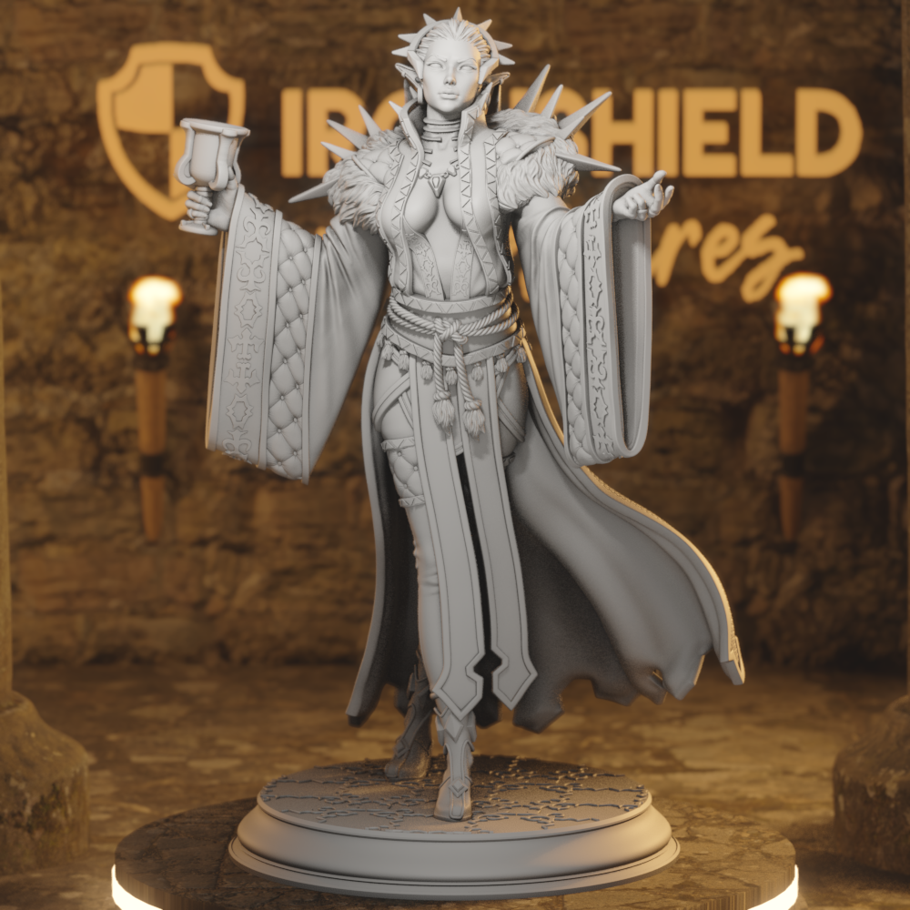 Baronne Noctra – Vampire Noble Drow Sorcière Sang-Vin