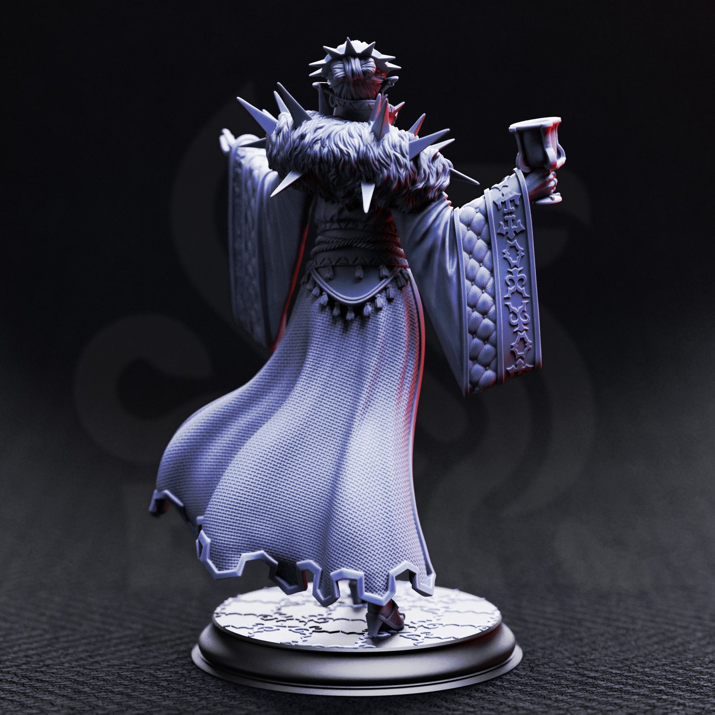 Baronne Noctra – Vampire Noble Drow Sorcière Sang-Vin