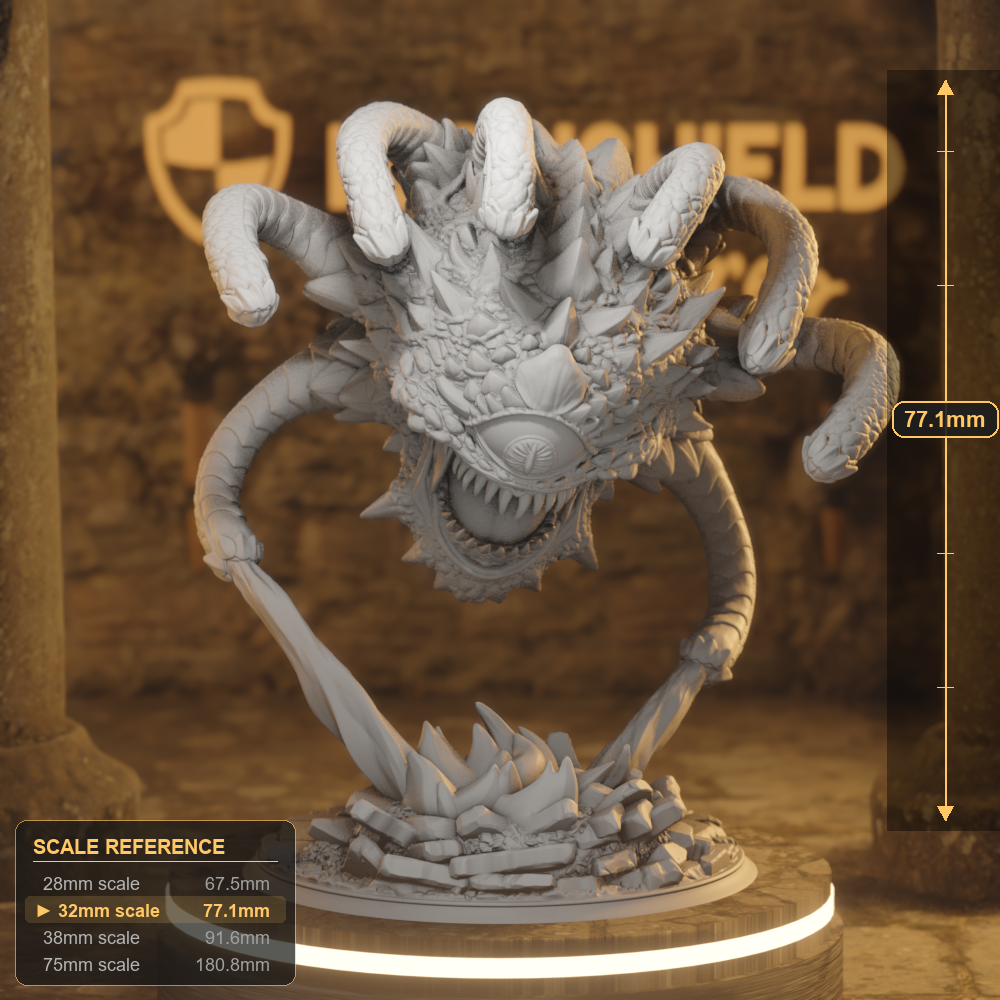Beauty - Aberrant Observer Aberration DnD miniature 3D printed resin tabletop RPG figure