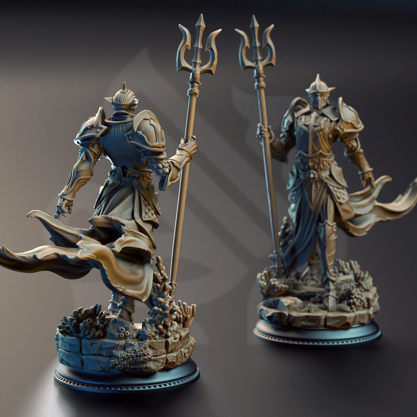 Cylantros Azurius – Knight Paladin with Trident Plate Warrior