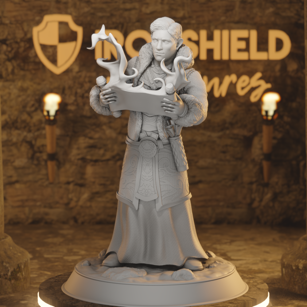 Halfling Snow Cleric - Darius Burrows