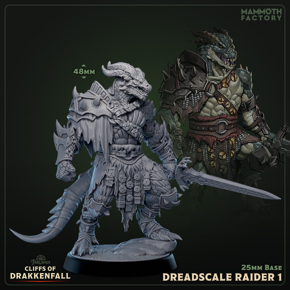 Dreadscale Raider Variant 1 – Dragonborn Beast Fighter