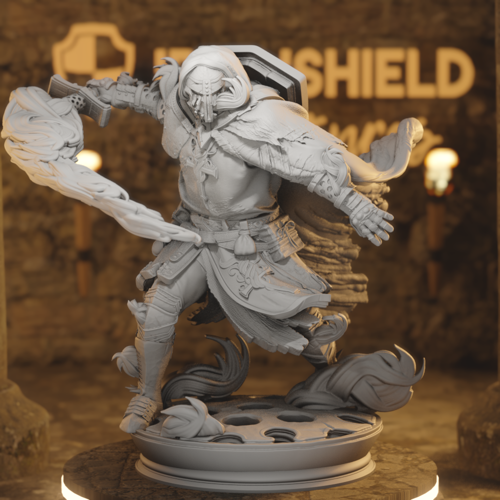 Embernos Fire Genasi Crusader Paladin