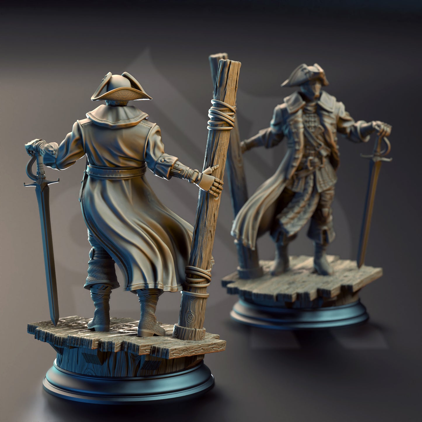 Harvold Blue Eyes – Automaton Masked Pirate Commander
