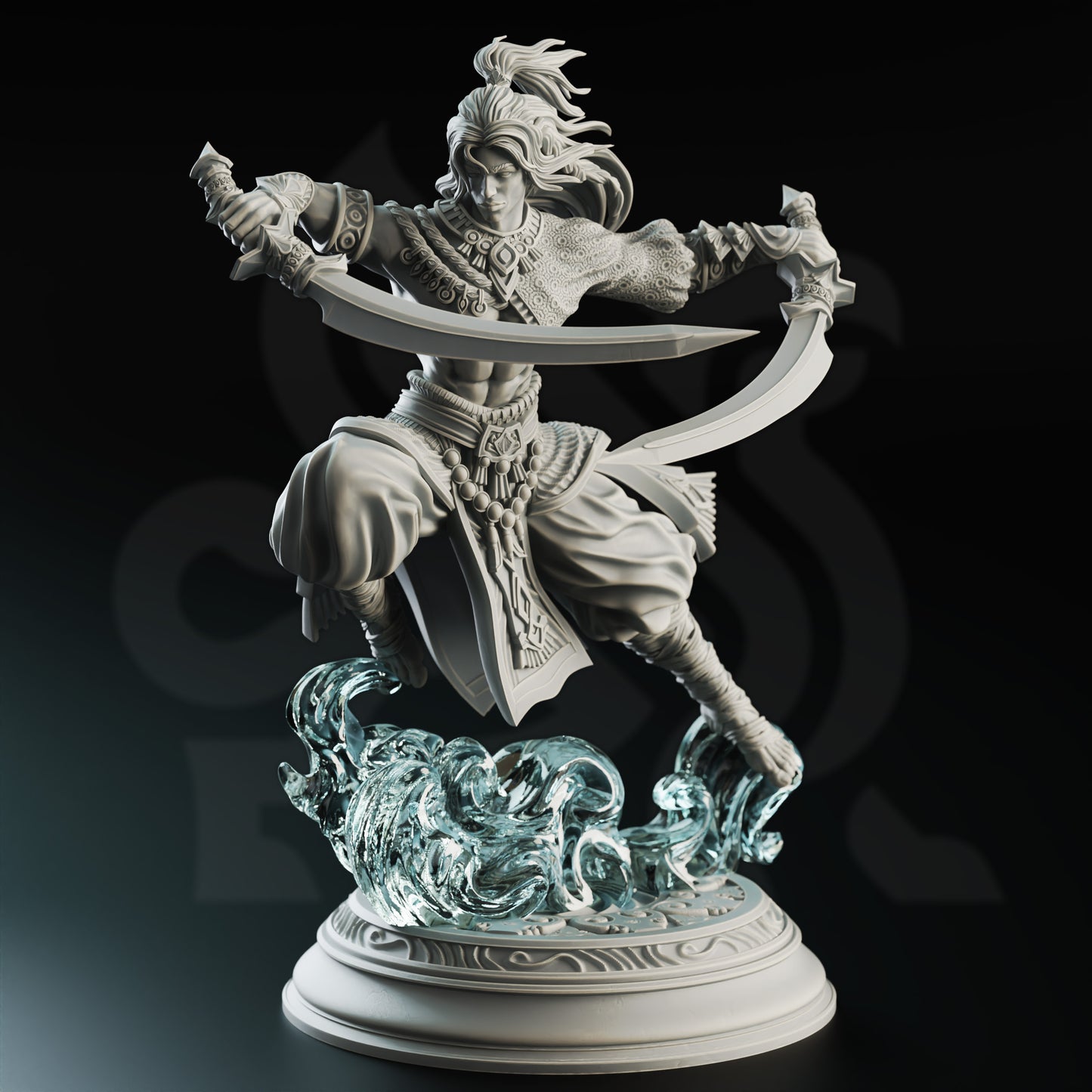 Hudin Air Genasi Sword Dancer Fighter Assassin