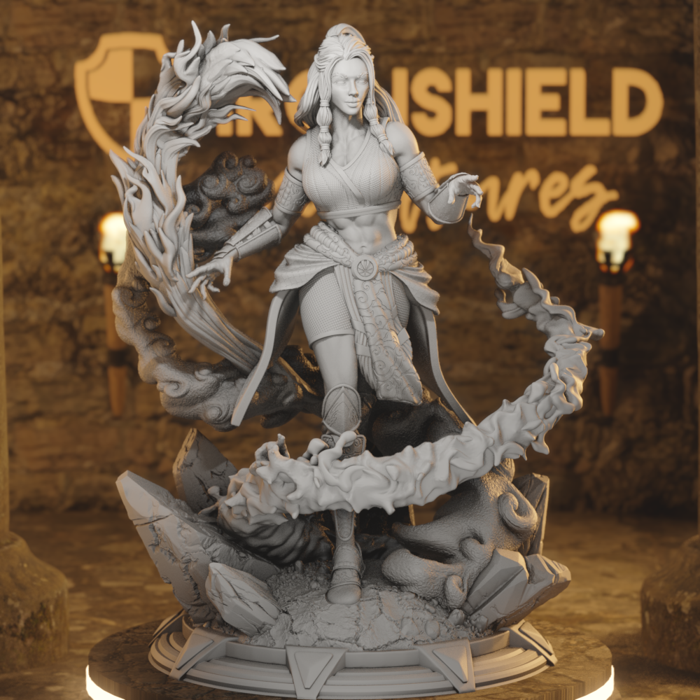 Elemental Energies - DND 5e Starter Campaign - Full Set 13 Figures + Maps + Characters Sheets D&D
