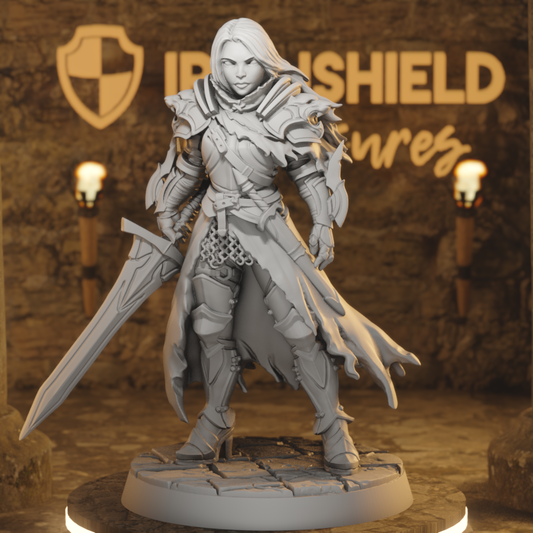 Lydia, weiblicher Mensch, Paladin, Ritter