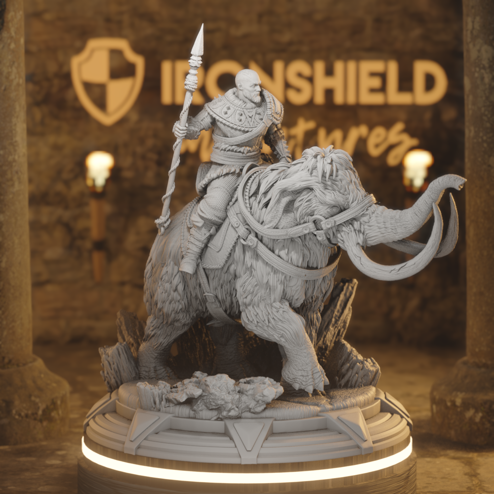 Goliath Mammoth Rider -Touches-the-Sky Warrior