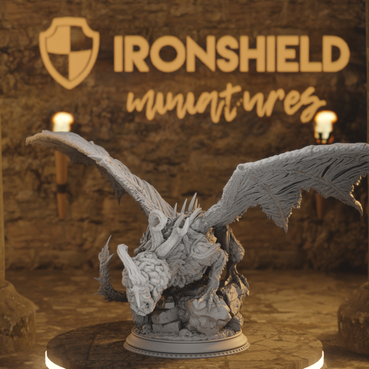 Midorius - Monstre dragon infecté ÉNORME figurine