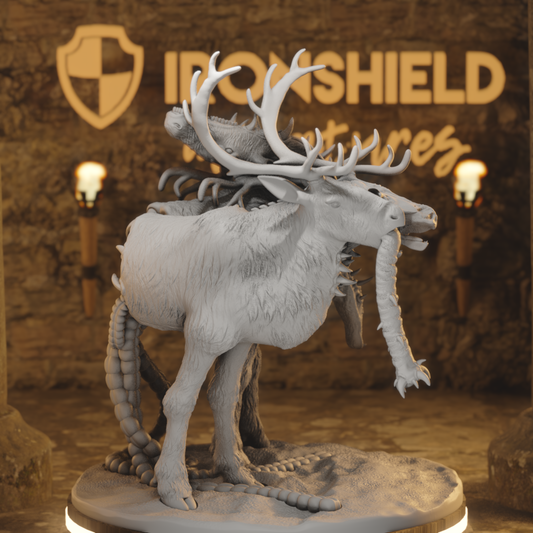 Le Reindread GRAND Monstre Sauvage Cerf Bête Shapeshifter