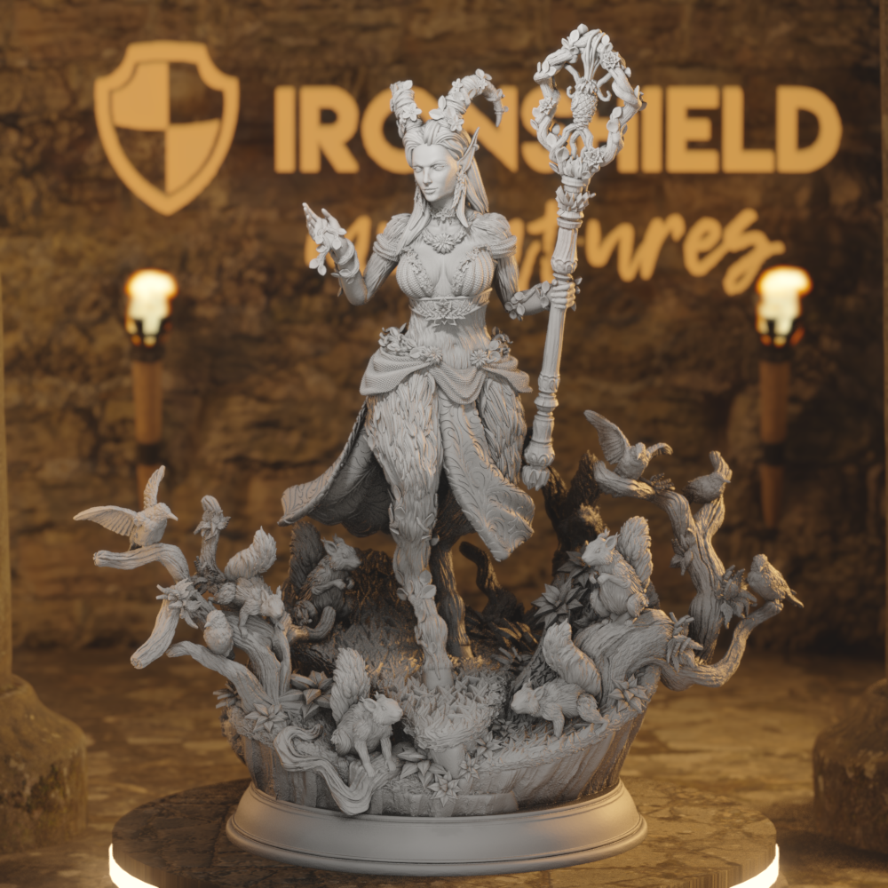 Fey Druid Faun Goddess - Renmaeth