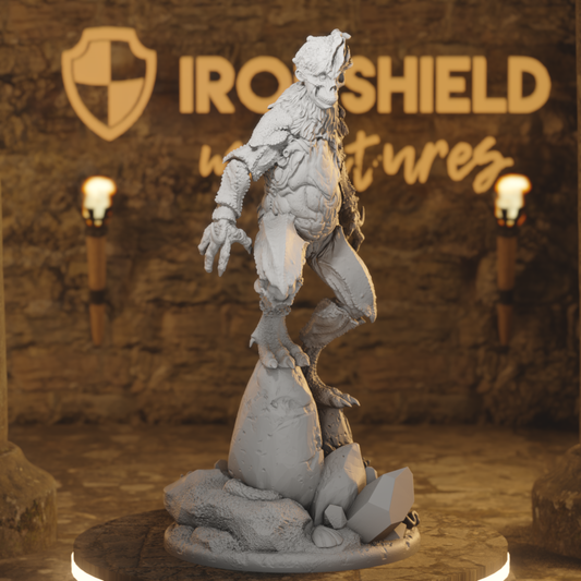 Riverstalkers – Ertkener-Monsterfigur + Sockeldruck 3D 12k Dnd Miniatur Geschenkidee Mini | Dungeons & Dragons | Tabletop | DM Stash
