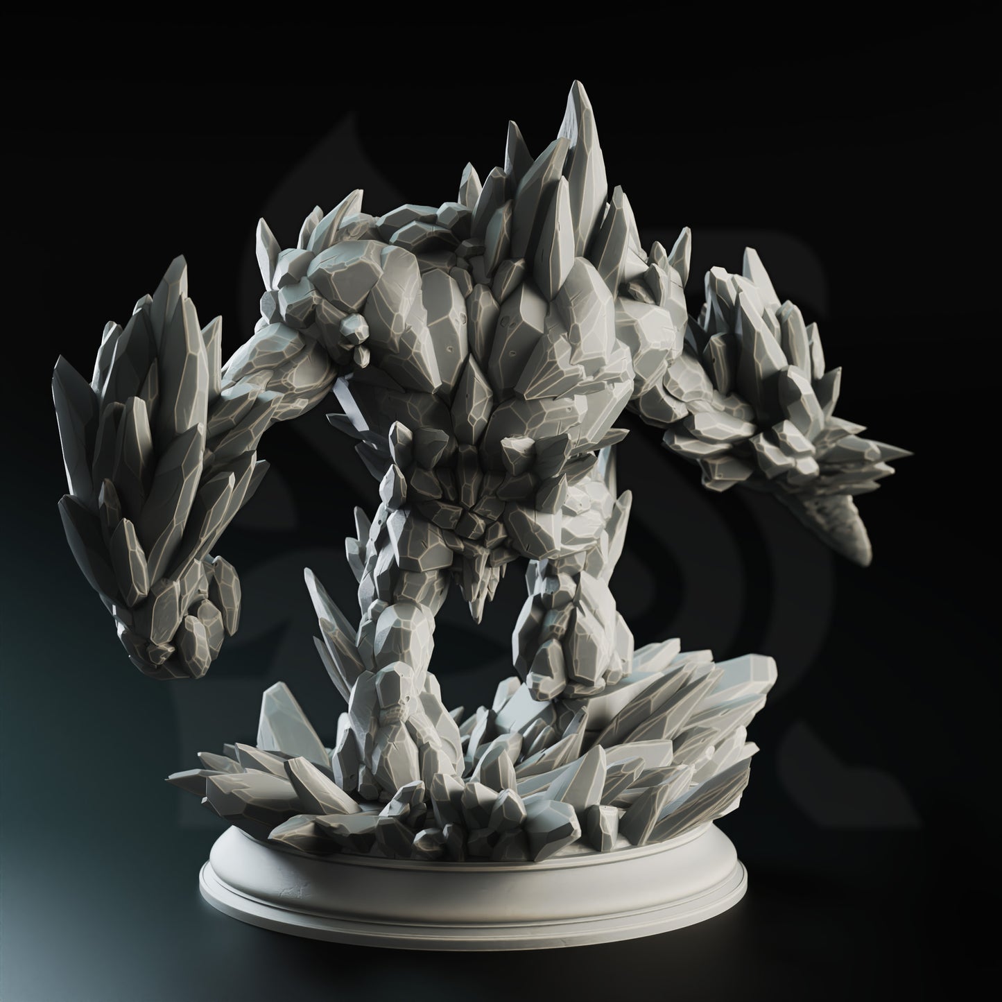 Elemental Golems - Ice Snow Winter Rock