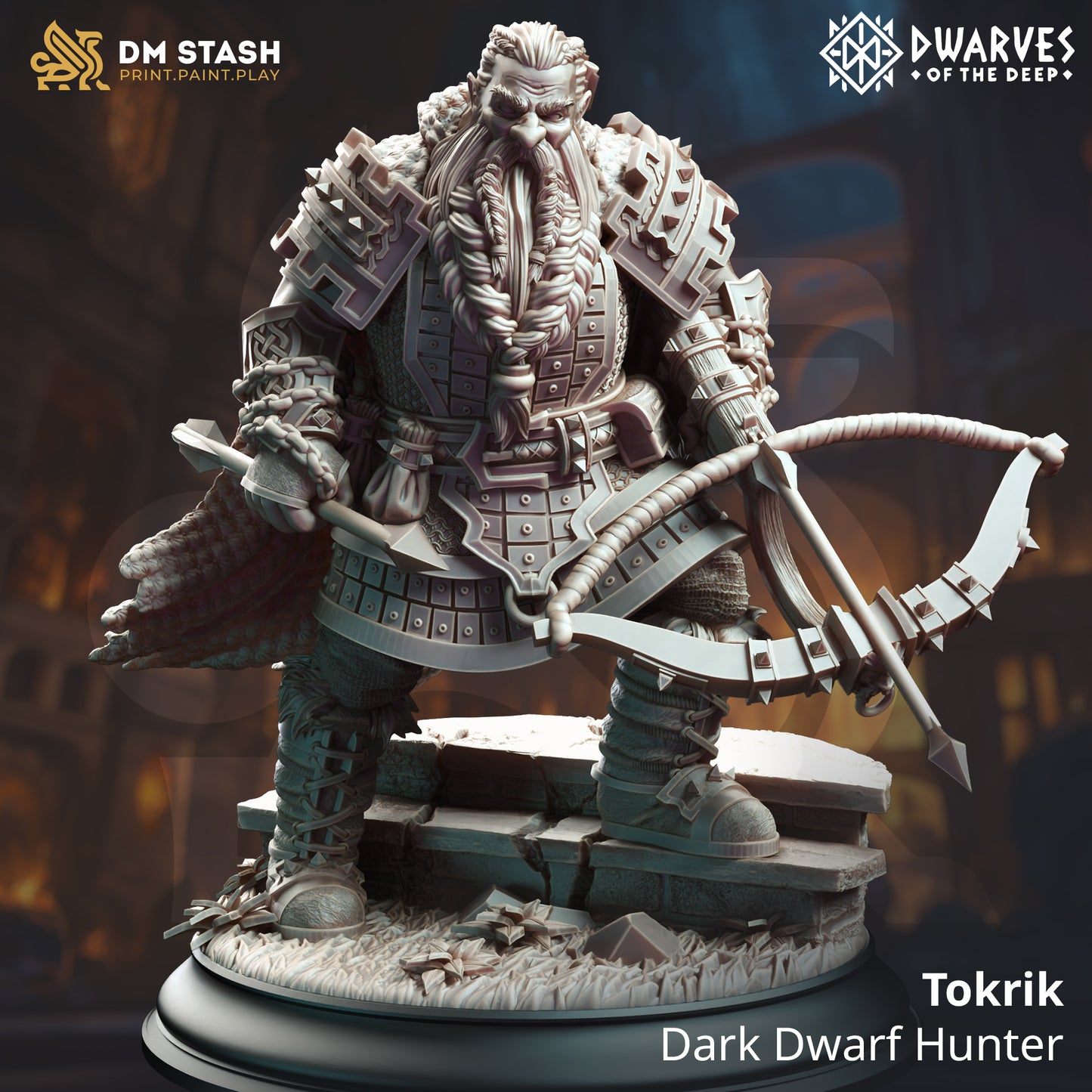 Tokrik Chasseur Ranger Nain Noir