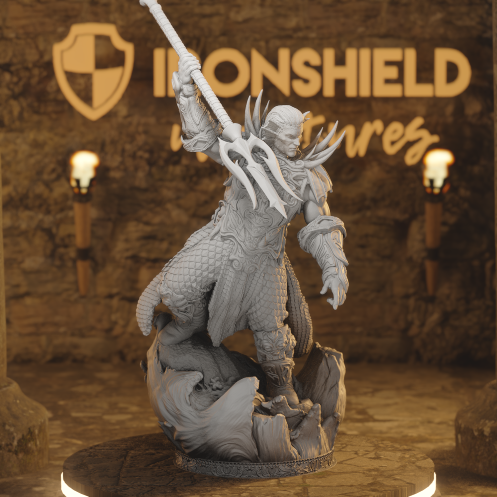 Wasser-Genasi-Krieger – Torrent