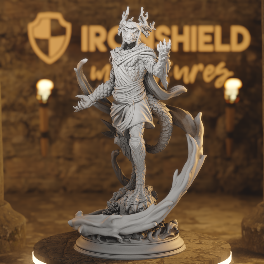 Izumi Akaneko – Samurai of the Cat 12k Figur + Base Print 3D RPG Miniatur Geschenkidee Mini | Dungeons & Dragons | Tabletop | DM Stash