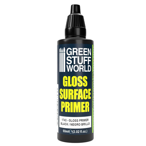 Green Stuff World GLOSS SURFACE PRIMER BLACK 60ml