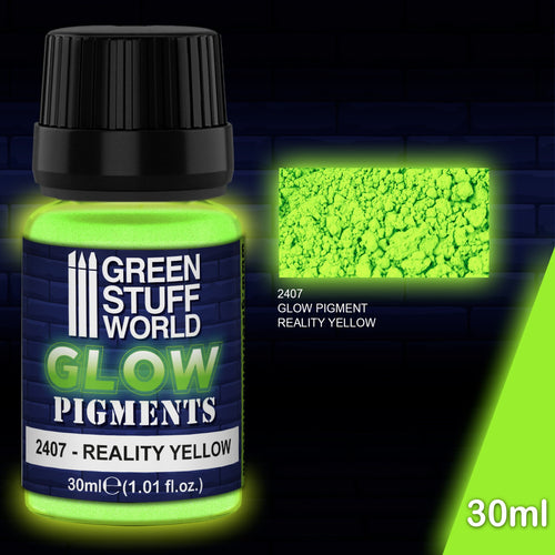 Green Stuff World Glow in the Dark Pigment - REALITY YELLOW-GREEN 30ml