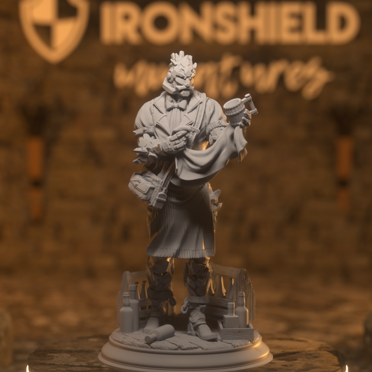Brick NPC – Warforged Barkeeper