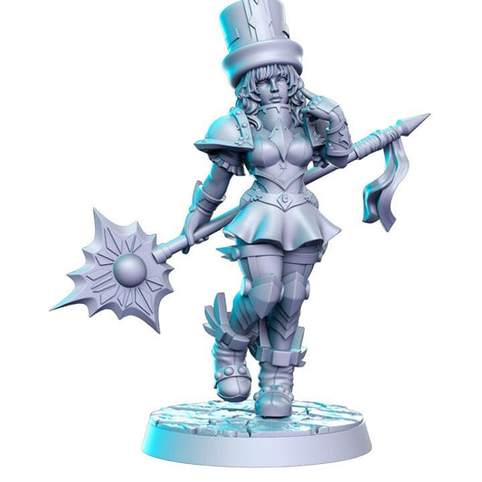 Balitha Wächter Zauberin Dnd Figur Druck 3D Harz 12k 32mm Miniaturen Figuren Mini