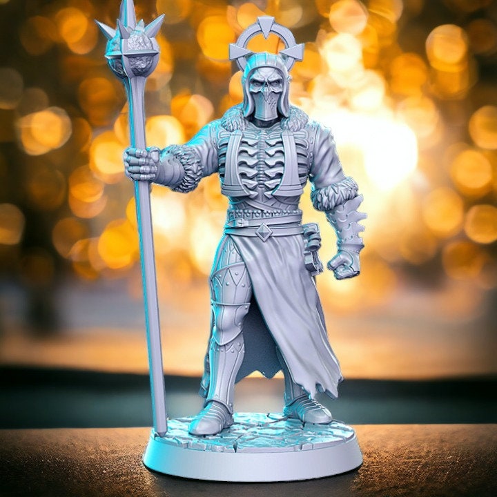 Anthiriel Elfen-Todespriester für Dnd Figur Druck 3D Harz 12k 32mm Miniaturen Figuren Mini