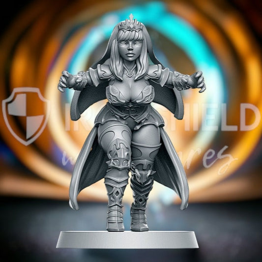 Blitzer-Mädchen für DND-Figur, Druck 3D-Harz, 12 K, 32 mm, Miniaturfiguren, Mini