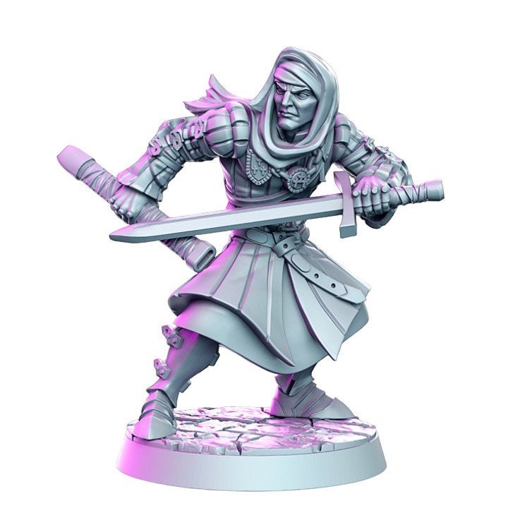 Count giobaldo villain warrior silent barbarian for dnd figure print 3d resin 12k 32mm miniatures figures mini