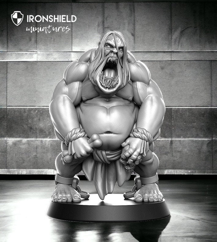 Aggroth - Ghoul ugly prisoner mini for dnd figure print 3d 12k miniature 32mm miniatures Gift Idea | Dungeons and Dragons | Tabletop