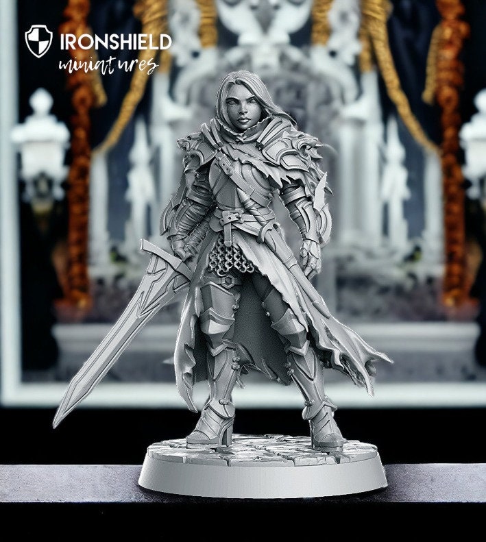Lydia, weiblicher Mensch, Paladin, Ritter