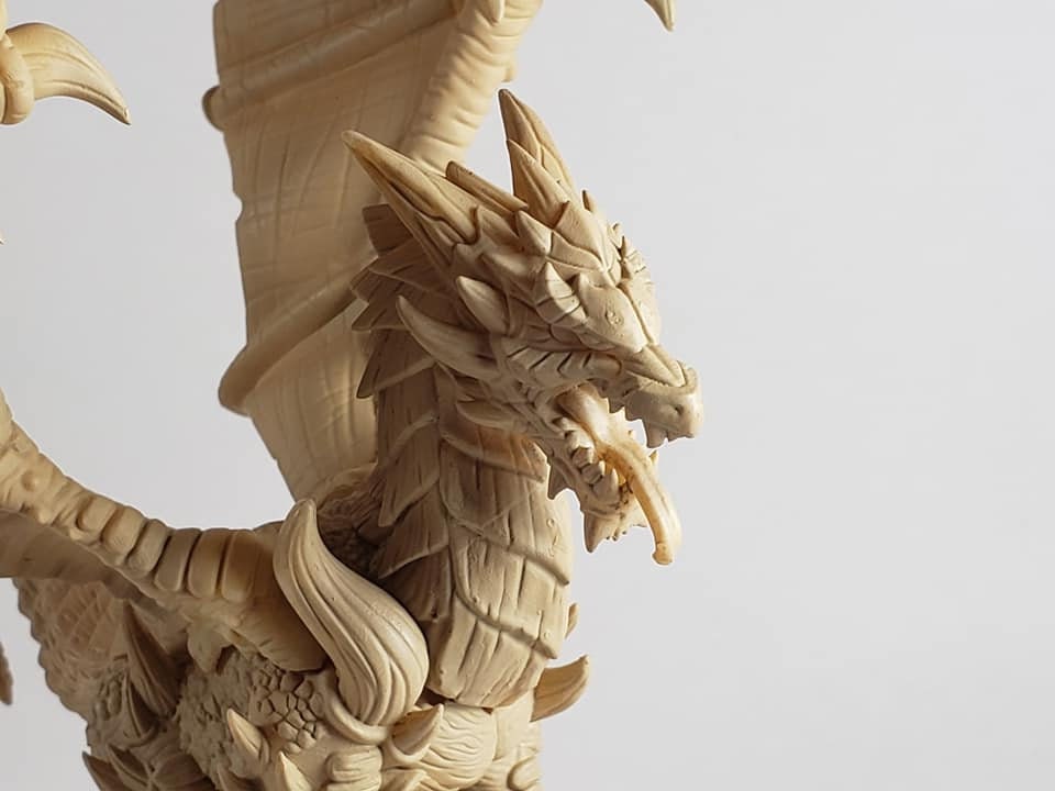 Kalzreg - Drachenlord Drake Mini für Dnd-Figur, Druck 3D, 12k Miniatur, Geschenkidee | Dungeons and Dragons | Tabletop