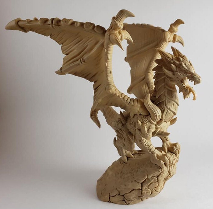 Kalzreg - Drachenlord Drake Mini für Dnd-Figur, Druck 3D, 12k Miniatur, Geschenkidee | Dungeons and Dragons | Tabletop