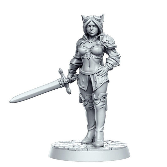 Ambar Elfenkrieger Flieger mit Schutzbrille detaillierte Minis für Dnd Figur Druck 3D Harz 12k 32mm Miniaturen Figuren Mini