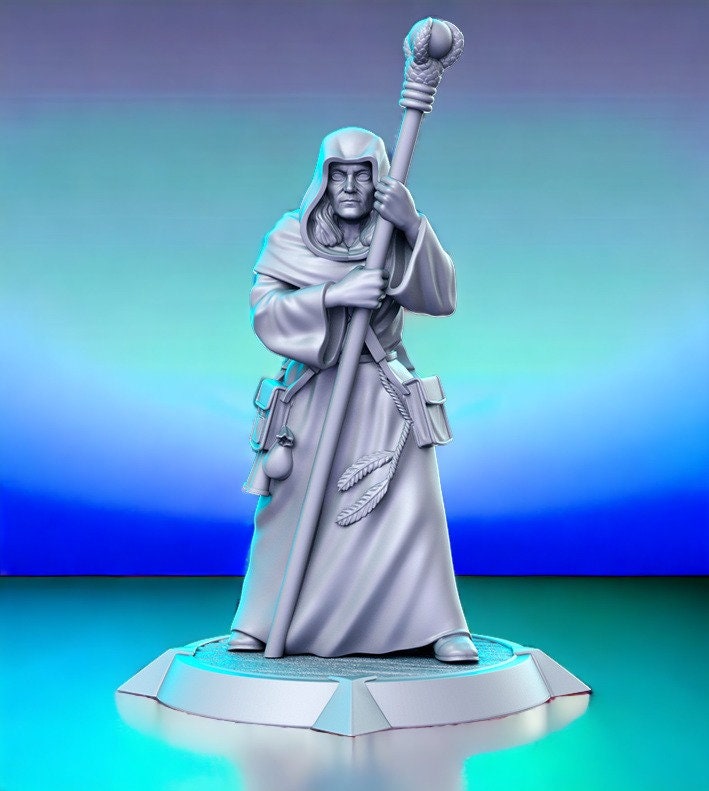 Raistlin - Wanderer, Magier, Zauberer, Mini für D&D-Figur, Druck, 3D-Miniaturen | Geschenkidee | Dungeons and Dragons | Tabletop