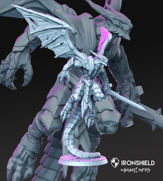 Veltrax - Chevalier dragon, assassin armé, figurine détaillée pour DND, impression 3D, 32 mm, 12 000 figurines, idée cadeau | Donjons et Dragons | Jeux de table