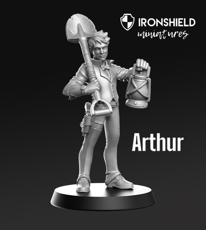 Ensemble d'explorateurs des arcanes, enquêteurs, chasseurs de trésors, figurines miniatures détaillées pour DND, impression 3D en résine 12 000, figurines Donjons et Dragons