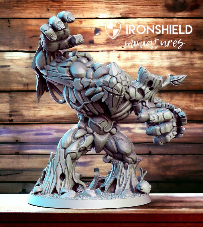 Dreemill - Treeman Tree Gigant Monster killer mini for dnd figure print 3d 12k miniature miniatures Gift Idea Dungeons and Dragons Tabletop