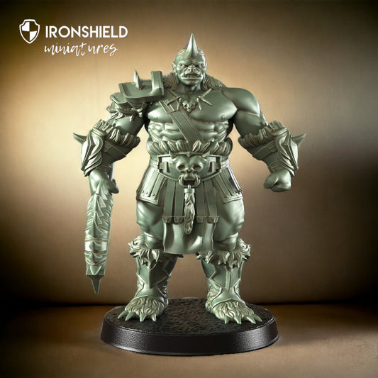 Orcus Deep Water Glory Ork-Krieger Schwert Figur + Sockeldruck 3D 12k Miniatur Geschenkidee | Dungeons & Dragons | Tabletop | RN EStudio