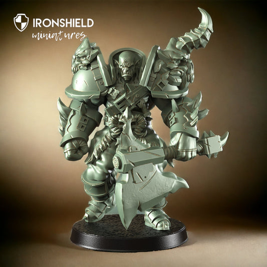 Untar - Figurine Guerrier Assassin Orc des Eaux Profondes + Base 3D 12k miniature Idée Cadeau | Donjons & Dragons | Jeux de société | RN EStudio