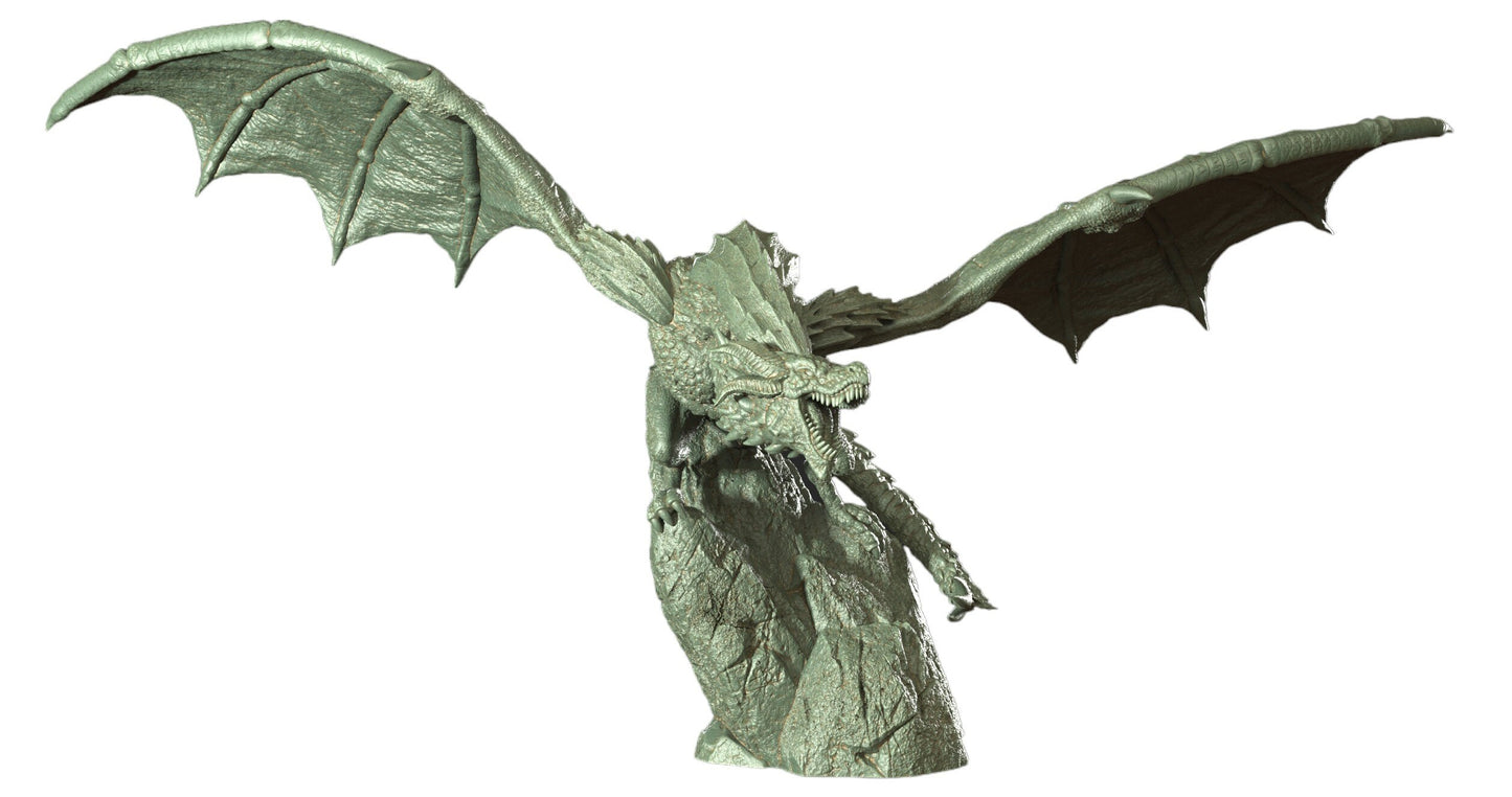 Tiamat - Grand Dragon des Eaux Profondes, figurine géante + socle, impression 3D, miniature 12k, idée cadeau | Donjons & Dragons | Jeux de société | RN EStudio