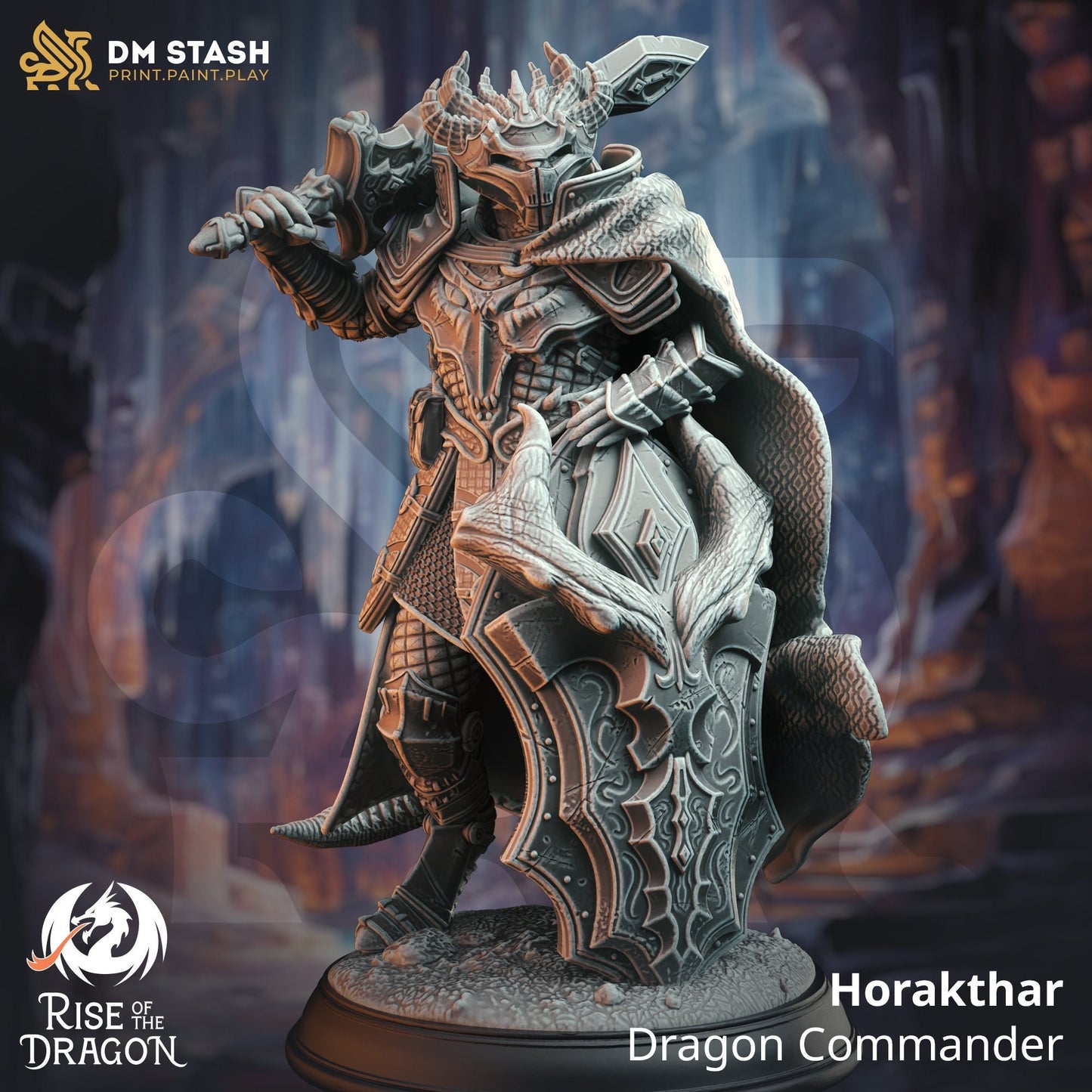 Horakthar – Drachenkommandant, Verteidiger, Schwert und Schild