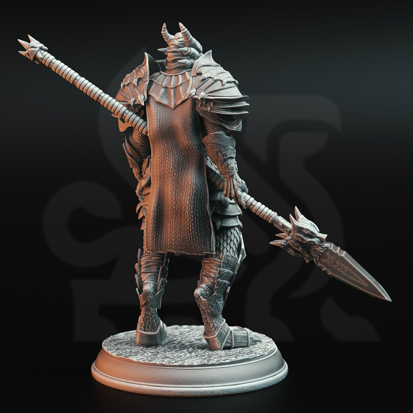 Dragonborn Warriors - Dragon Knight Spear Fighter