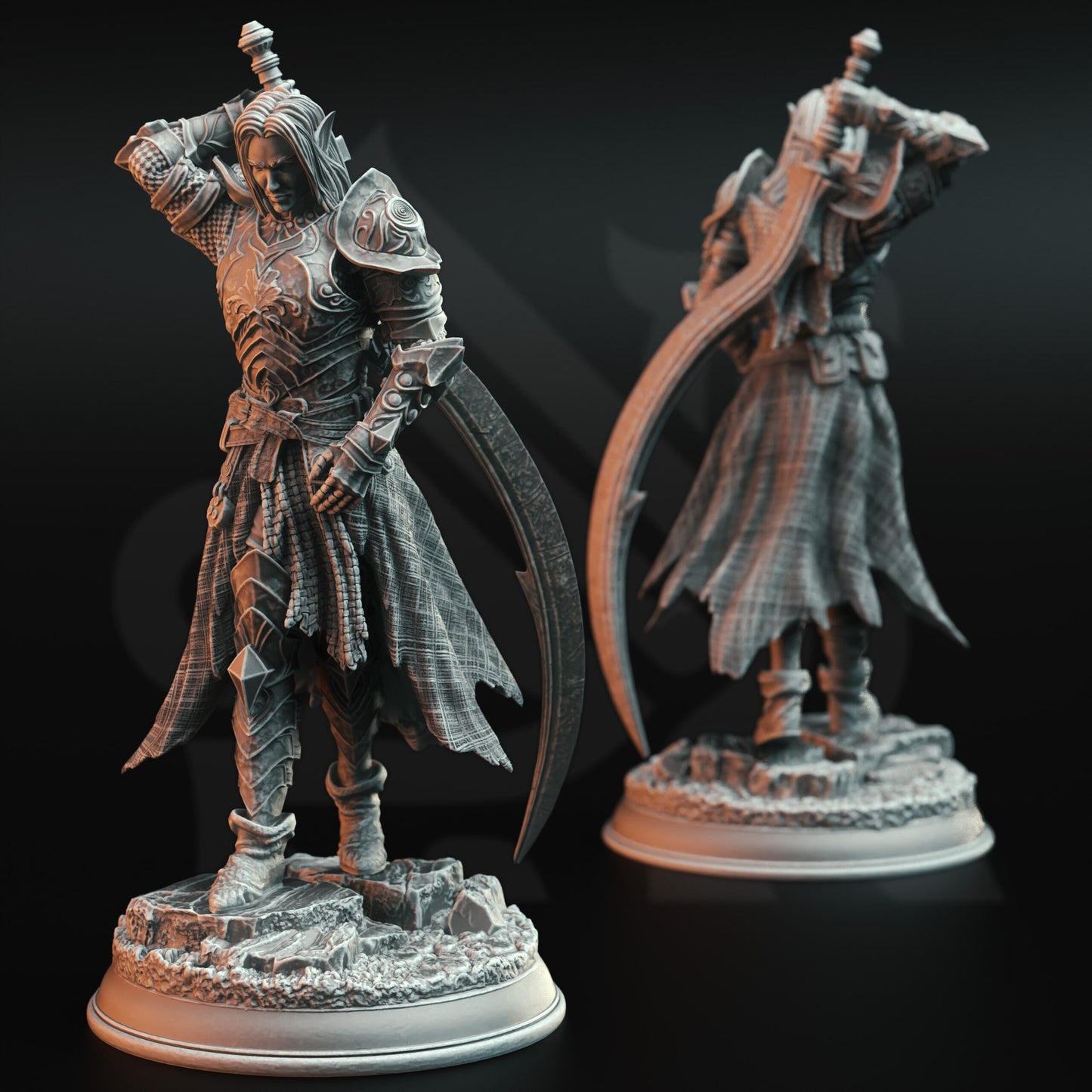Drow Moon Paladin - Relethyr Elfenkrieger