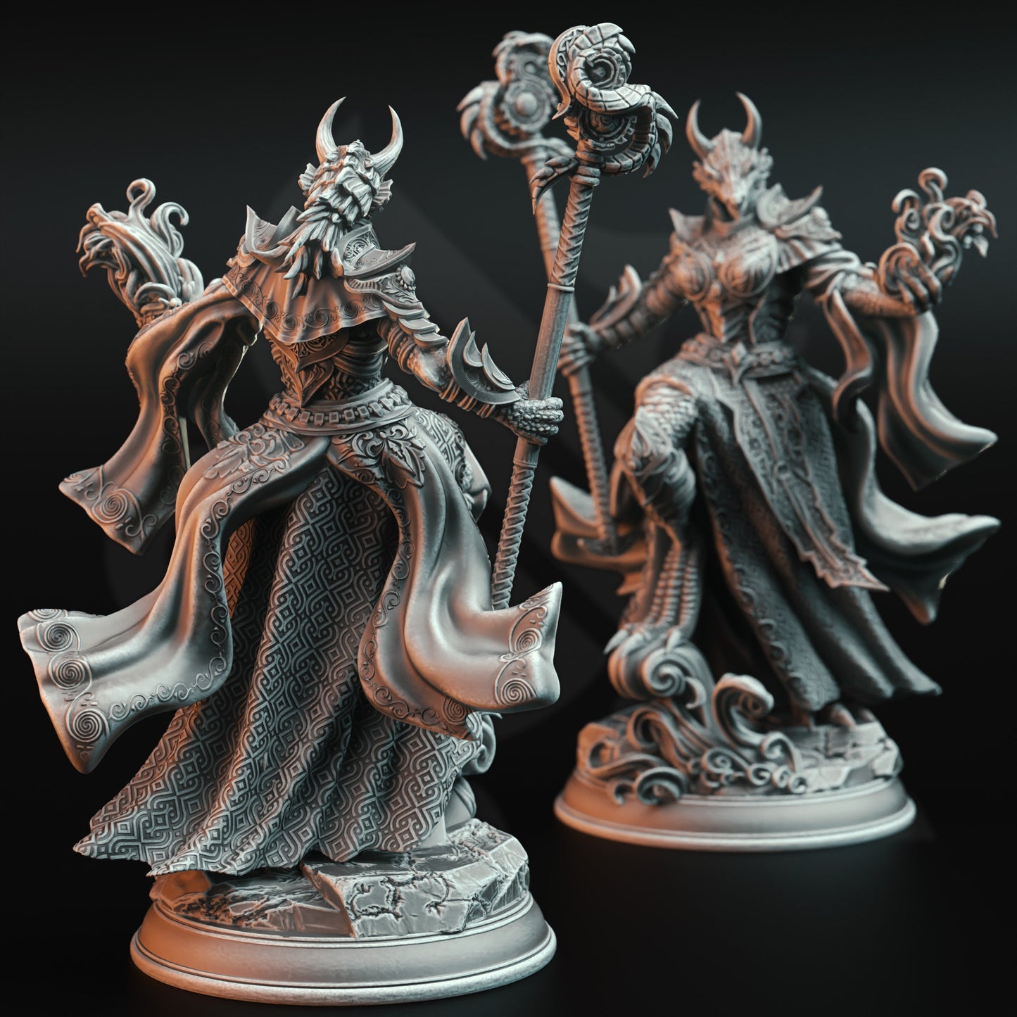 Ascended Dragonborn Warlock - Tharvaya Warrior