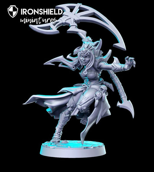 Guerrier Kujla - Tueur de haches pour figurine DND, miniature 3D à imprimer | Idée cadeau | Donjons et Dragons | Jeux de table | RN Estudio