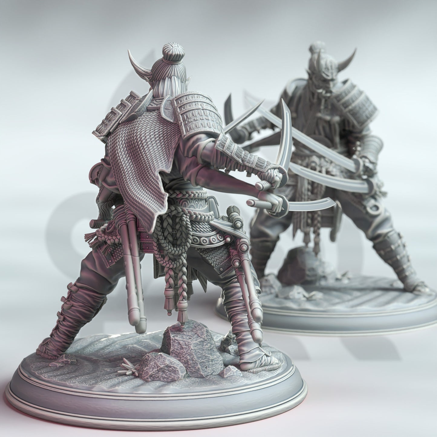 Owaranai Oni Samurai Fiend Fighter Demon
