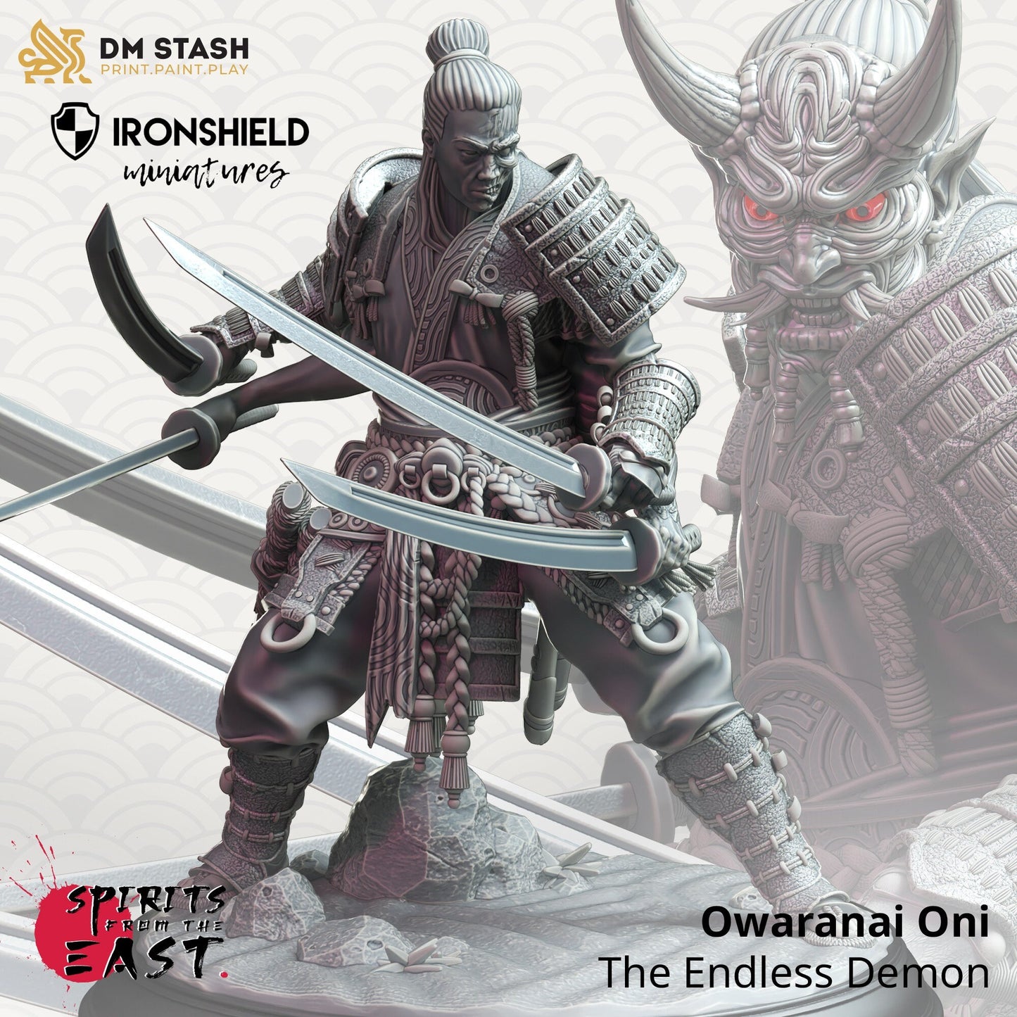Owaranai Oni Samurai Fiend Fighter Demon
